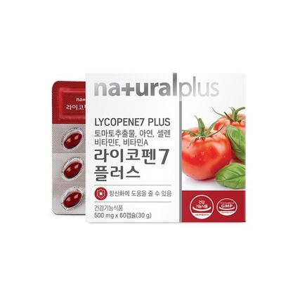 Natural Plus Lycopene 7 Plus, 60 tabliet, 1 ks, Kórejská výživová doplnk