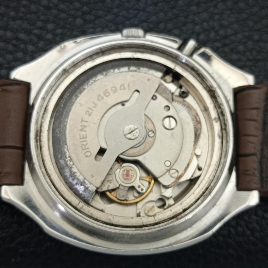 ORIENT CRYSTAL AUTOMATIC JAPAN 46941 MENS VINTAGE ORIGINAL DIAL WATCH a703597-1