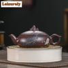 280ml Creative Yixing Purple Clay Teapots Handmade View Hills Pot Raw Ore Purple Mud Tea Making Kettle Chinese Zisha Teaset Gift