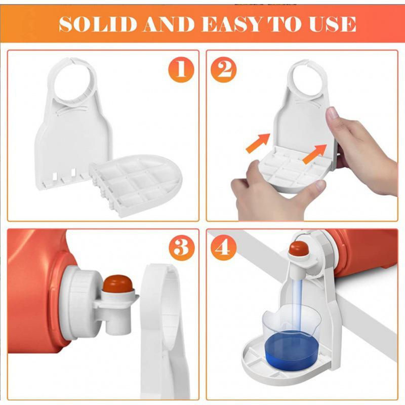 In-Stock Anti-Drip Laundry Detergent Cup Holder Shelf