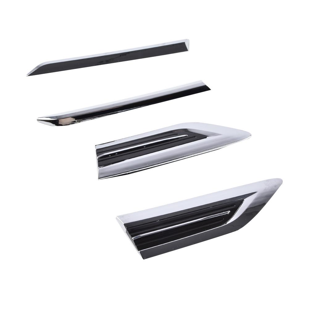 4 Stück Auto Tür Seitenflügel Emblem Abzeichen Aufkleber Abdeckung Zierleiste Für VW Tiguan Mk2 2016 2017 2018 Styling Formteile Auto Zubehör