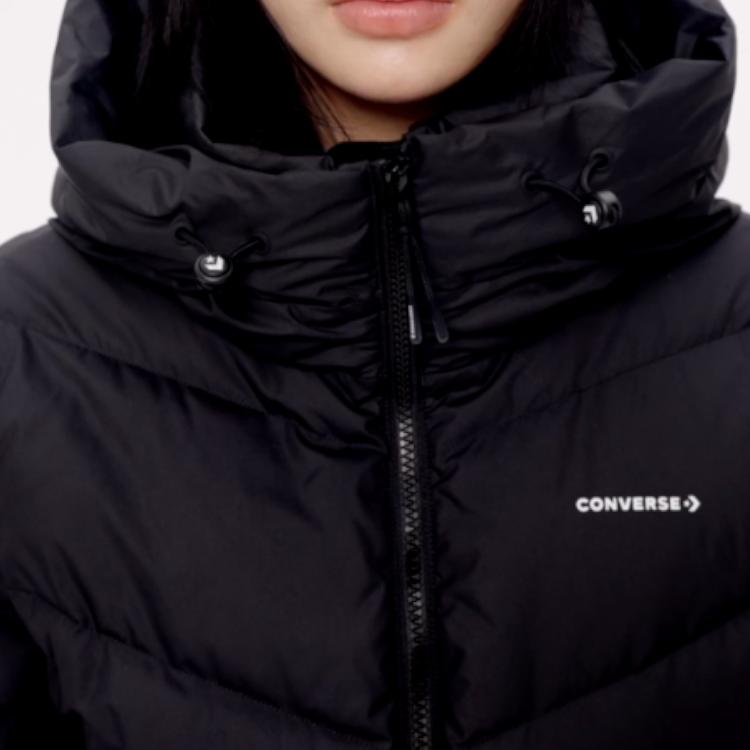Converse Down Jacket Women's Black 10026922-A02