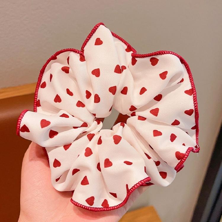 Elegantes Haarband Elastische Scrunchies Geraffte Französische Haarringe für Elegante Hochsteckfrisuren Geeignet für Langes Haar Dehnbares Haarband