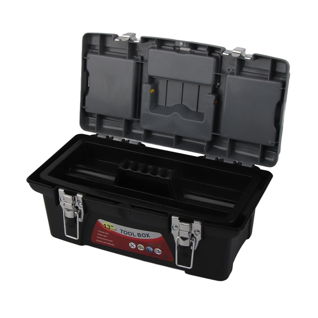 Portable Toolbox with Carrying Handle Hardware Storage Case Repair Tool Container (G T313)