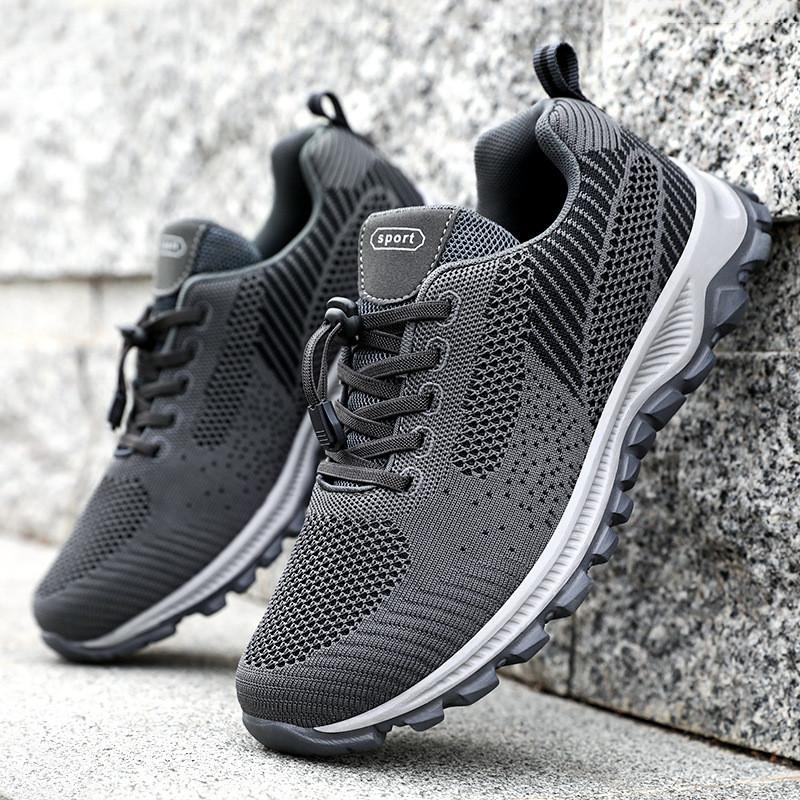 Stepping Shoes 2025 Spring New Travel Shoes Comfortable Middle-aged and Elderly Soft-soled Running Shoes Elderly Couple Sports Shoes