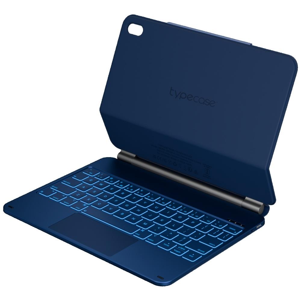 Etui Typecase Edge z klawiaturą do iPad  11" (A16) 2025 / iPad 10.9" 2022 błękitny pacyfik