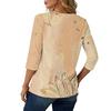 Damen 3/4-Ärmel Shirts Grafik-T-Shirts Shirts Lässige Basic-Tops Pullover