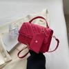 Quality Shoulder Bag Set For Women Soft PU Leather Solid Color Shopping Tote Bag  Spring New Designer Luxury Handbags
