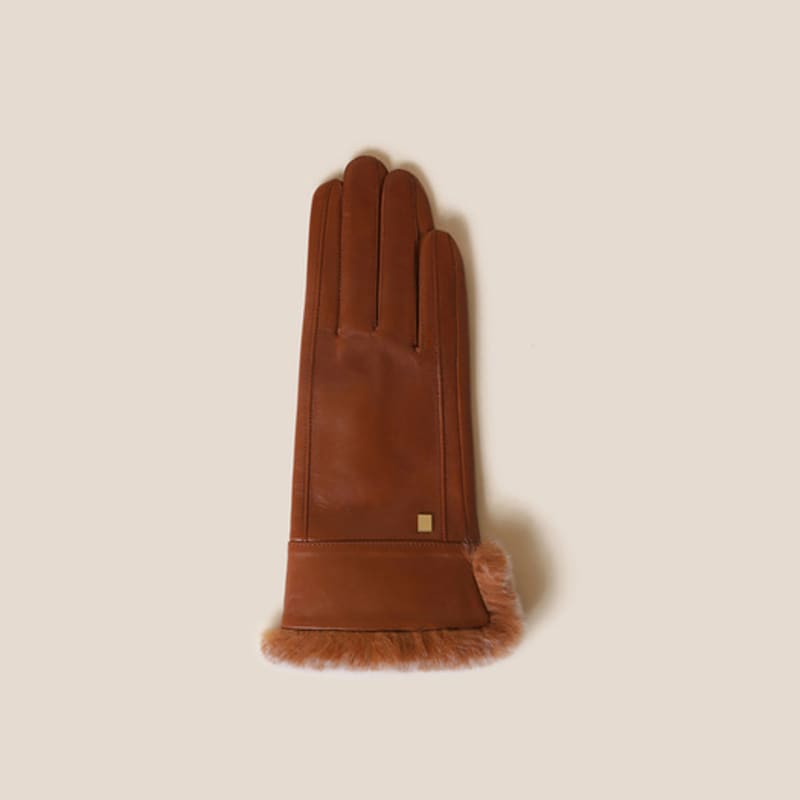 COURONNE Vety Fur Gloves (Brown)_RCHAX24641BRX
