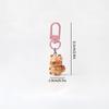 1-50pcs Kawaii Mini Capybara Keychains Cartoon Capybara Bright Bag Phone Keychains Cute Car Pendant Decoration Gift Keyring