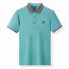 Hochwertiges kurzärmliges T-Shirt aus Baumwolle für Herren, Sommer, neues lässiges Poloshirt, Herren-T-Shirt, halbärmeliges Bottoming Shirt, trendig