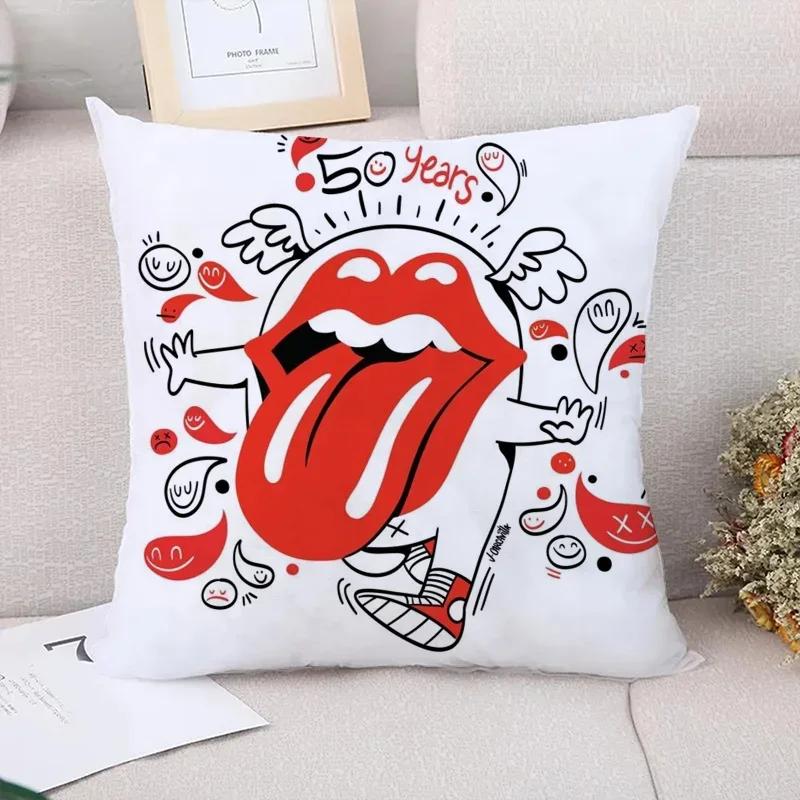 Decorative Pillows for Sofa Rolling Stones Cushion Cover X Couple Pillow Pillowcases X X Cushions Covers  Bed