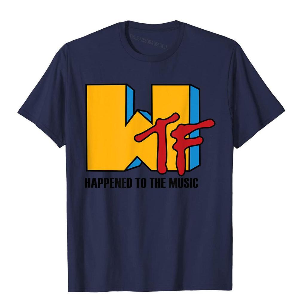 Wtf Passierte Mit Musik Lustiges Retro 80er Jahre T-Shirt Beliebte Unisex T-Shirts Lustige Oberteile Shirts Baumwolle Gothic