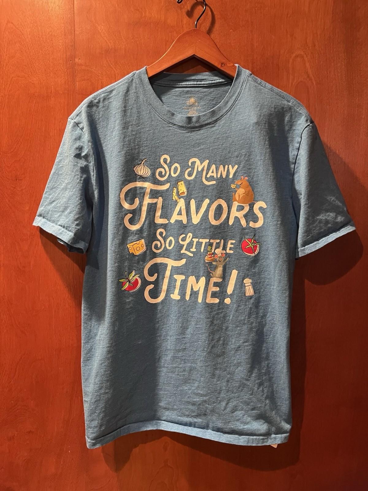 Disney Parks Ratatouille So Many Flavors, So Little Time! Blue MEDIUM - 2024 XXL