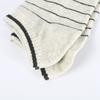 5/10 Pairs Neutral Knitted Anti Odor Short Socks Fashionable Stripes Sweat Absorbing Breathable Comfortable Couples Casual Socks