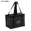 Large Insulated Thermal Tote Bag Zipper Cooler Storage Tote Bag For Food Delivery Camping Foil Lined Multi-Size