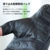 ZVCXOE Motorcycle Gloves Summer Half Finger Genuine Leather Goatskin Hard Protector Goatskin Punching Mesh