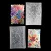 Geprägte Blumencluster-Ornamente, Spiegel-Silikonform, Epoxidharz, Gießen von Schmuck, Werkzeugherstellung, DIY, Handwerk, Heimdekoration