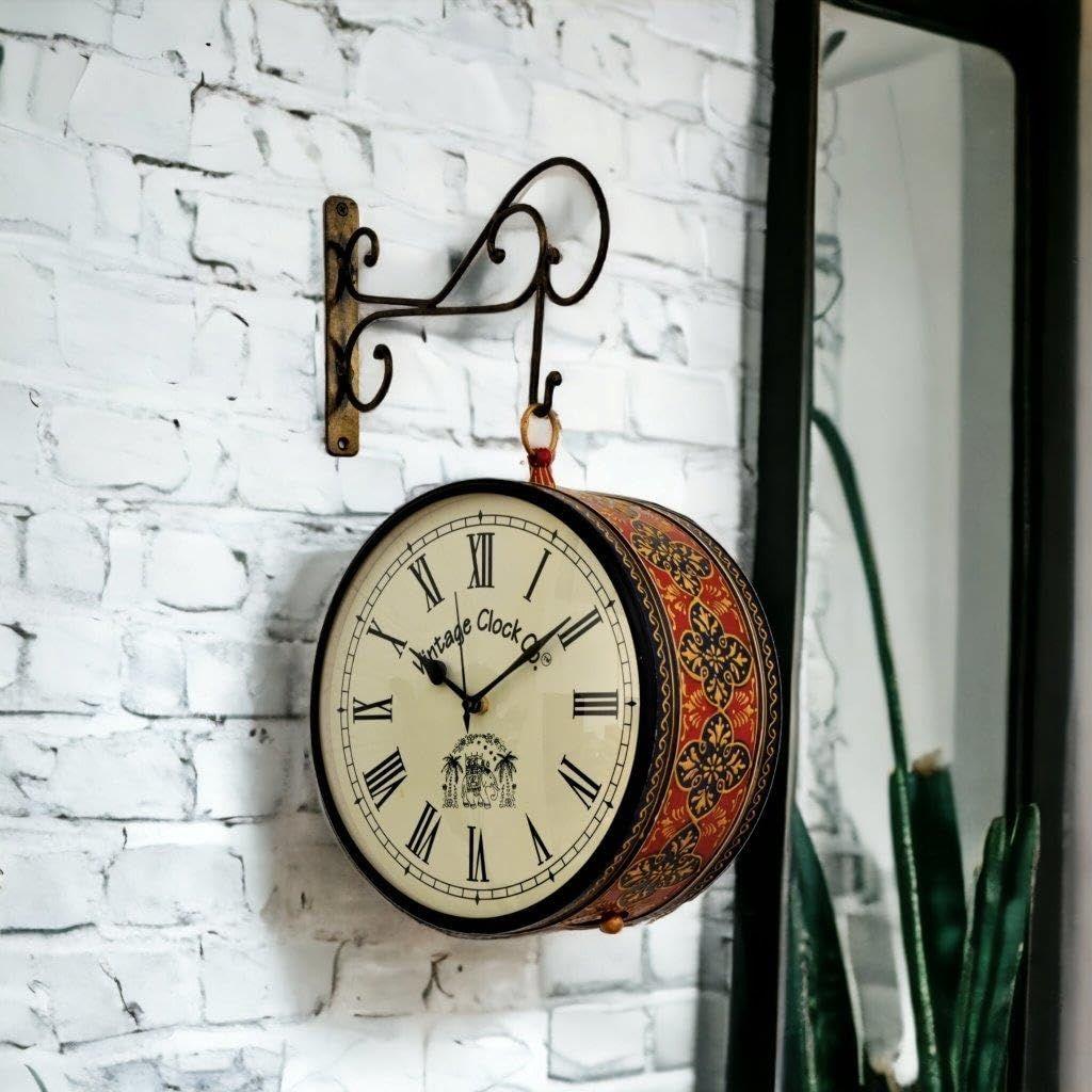 Ceas Abstract Iron Station Ceas analogic (10 X 10 inch, cadran: 10 inch, multicolor)