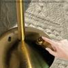 Pastoral Style Touch Bedside Lamp Fabric Shade Bedside Ambient Light LED Night Light  Restaurant
