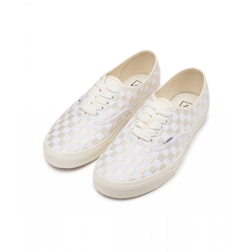 スニーカー ^VANS^ Authentic embroidered check white VN0009PVCJD1 Vans Authentic Embroidered Check White Vn0009pvcjd1 – buy