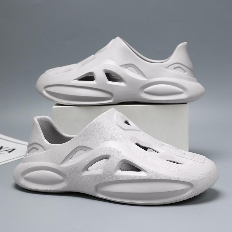 

Сандалии Coconut Hole: Обувь из ЭВА на толстой подошве для мужчин и женщин, идеально подходящая для пляжного отдыха и активного отдыха. 36-37