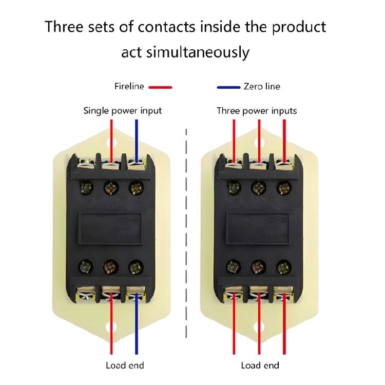 Power Control Button Switches Three-phase Latching Motor Starts Button Press Switches