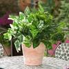 32cm Eucalyptus Leaf Stems of Green Artificial Plants Bouquet for Home Room Decoration Bride Wedding Decor Vases Flower Bouquet
