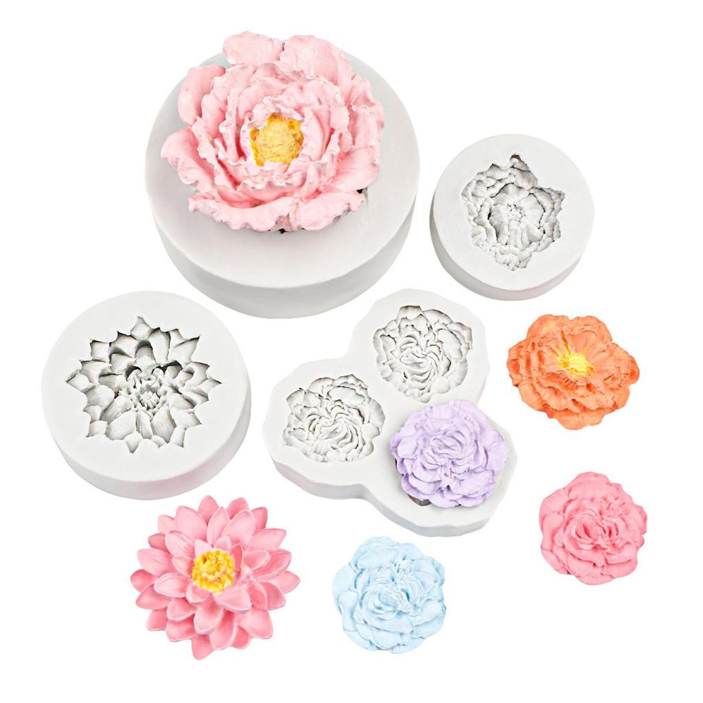 DIY Flower Decoration Silicone Mold for Cake & Clay Craft