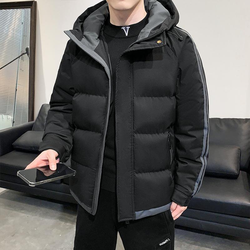 Men's New Winter Hooded Cotton Jacket - Thick, Warm, Casual & Trendy