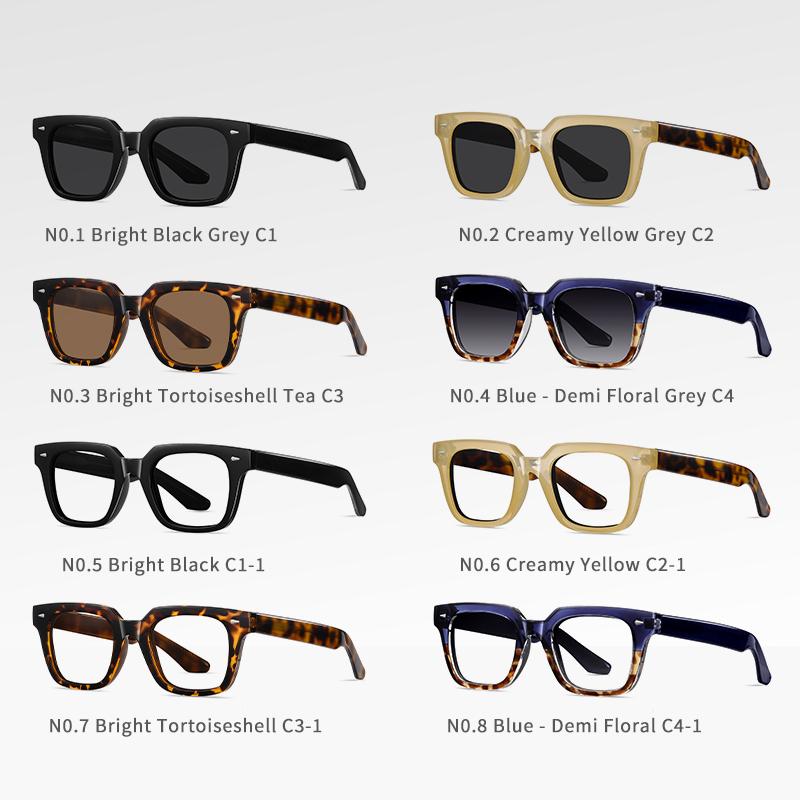 Durable High Quality 1pcs Latest fashion design and trendy driving sunglasses anti-blue light spot plate sunglasses