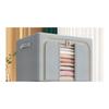 Solid Color Oxford Cloth Steel Frame Storage Box Clothes Foldable Storage Box Moving Quilt Clothes Baina Box Household