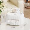 Elegant Multifunctional Desktop Tissue Box with Remote Holder