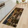 Christmas Kitchen Sand Carpet Doormat Long Floor Mat