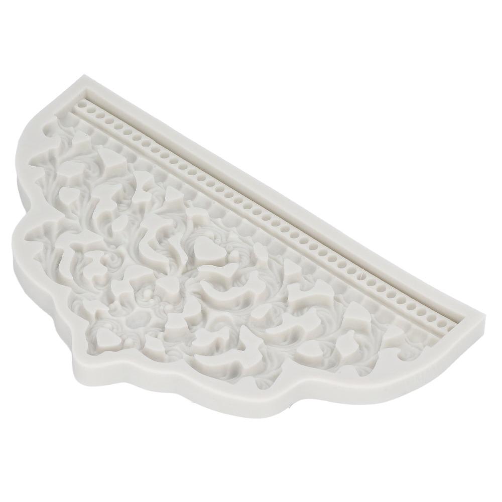 Food Grade Silicone Fondant Mold 3D Relief Pattern Chocolate Mold Crown Silicone Mold  Craft Making