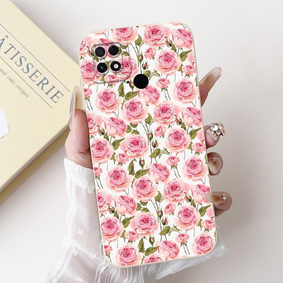 For Xiaomi Poco C40 Case 220333QPG Fashion Daisy Flower Graffiti Soft Silicone Shockproof Back Cover For Poco C40 PocoC40 Bumper
