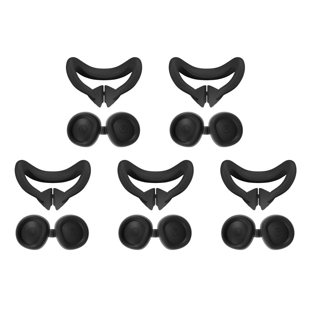 

Силиконовая VR-маска 2 в 1 с защитой линз для Meta Quest 3 (черный)