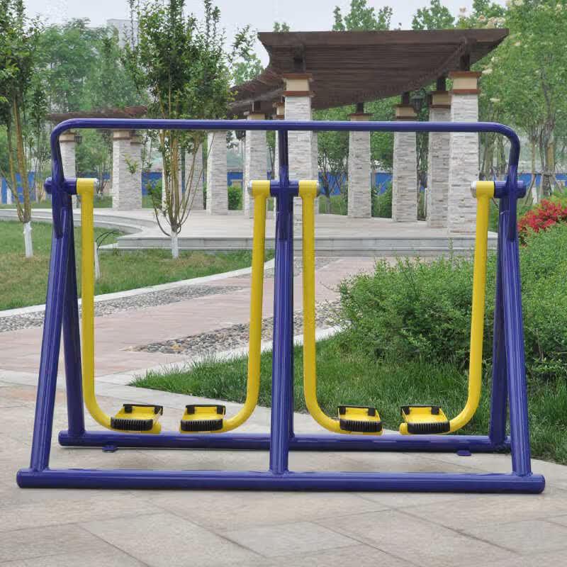 HANDUNYOU Outdoor Solid Wood Rowing Machine