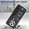 RFID Blocking Case For Xiaomi Redmi 14C 4G/14R 5G/Poco C75 4G Handbag Leather+TPU Phone Cover Card Slots,Ring Holder