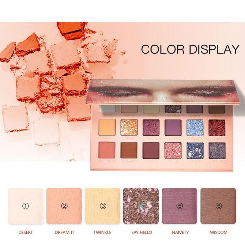 Pudaier - Fish Scale HD 18-Color Eyeshadow Palette