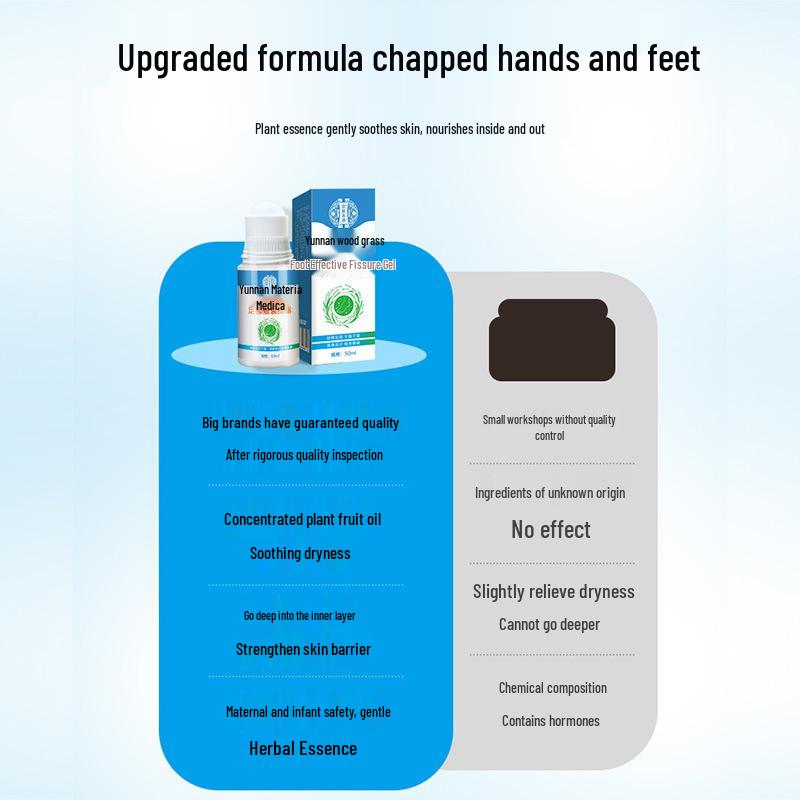 Kyoto Honyuan Yunnan Bylinný krém na ruce a nohy pro popraskanou pokožku, úlevu od suchosti a praskání