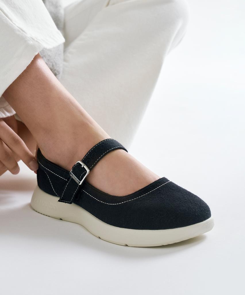 Lemouton Let'S Comfortable Merino Wool Mary Jane Sneakers (Type A)
