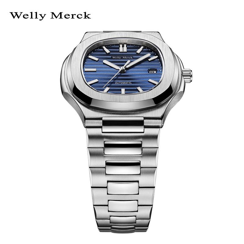 WM Watch Men Watches Luxury Business Automatic Mechanical Men's Original Replica Brand Welly Merck Watches WM082