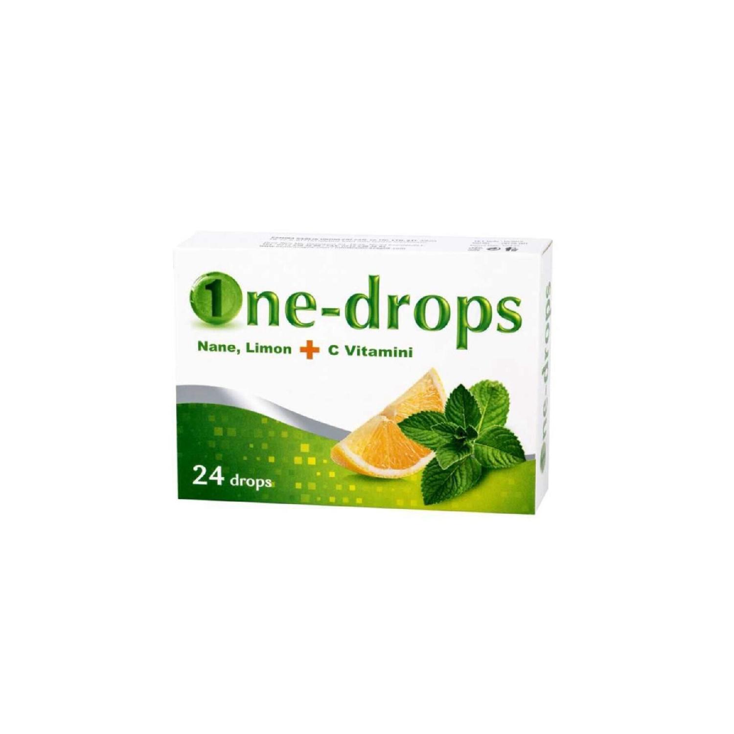 

One-drops Mint Lemon Vitamin C 24 Fastel