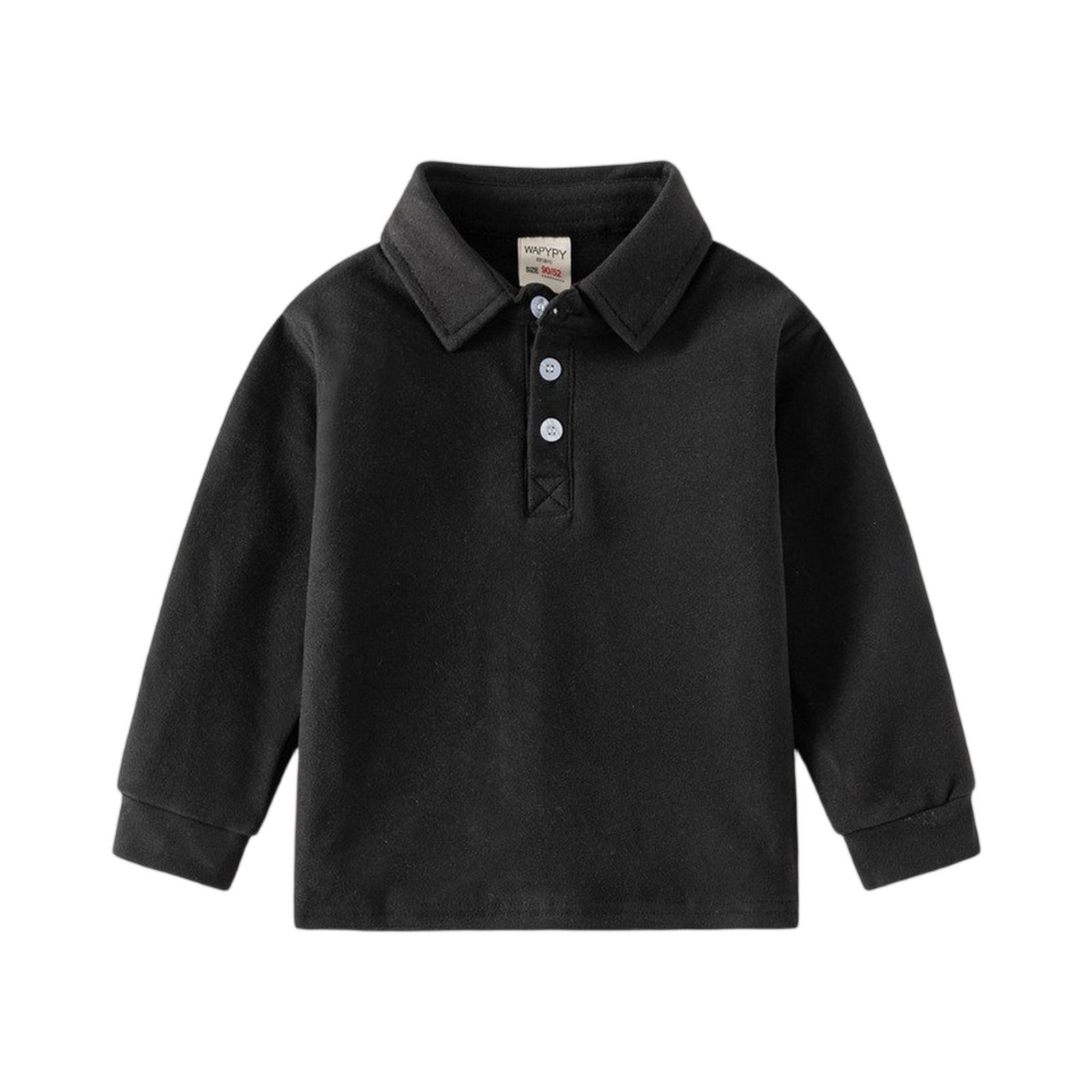 Boys  Shirt - Thickened Quick-Dry Long Sleeve Tee 110