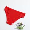 Cotton Underwear for Women Floral Lace Ribbed Low Rise Hipster Panties Soft Breathable Cheeky Bikini Briefs