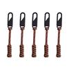 5lots Colorful Detachable Zippers Sliders Cord Outdoor Bag Zippers Pull Head for Outdoor Backpacks Use
