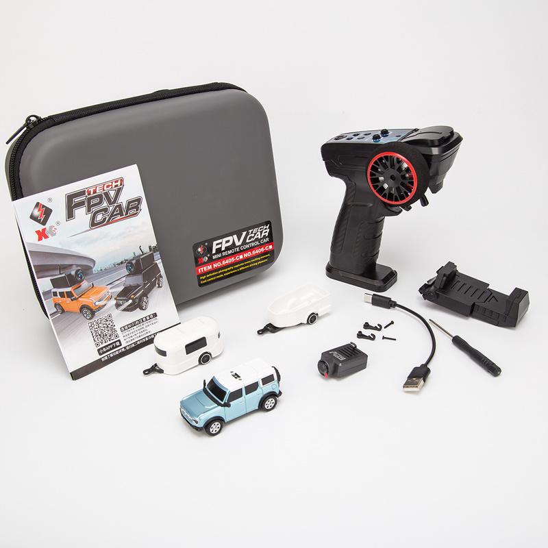 1:64 Wltoys 6405 6406 Rc Car With 720P Fpv Camera Remote Control 2.4G Mobile App Control Rc Off-Road Mini Car Desktop Toys