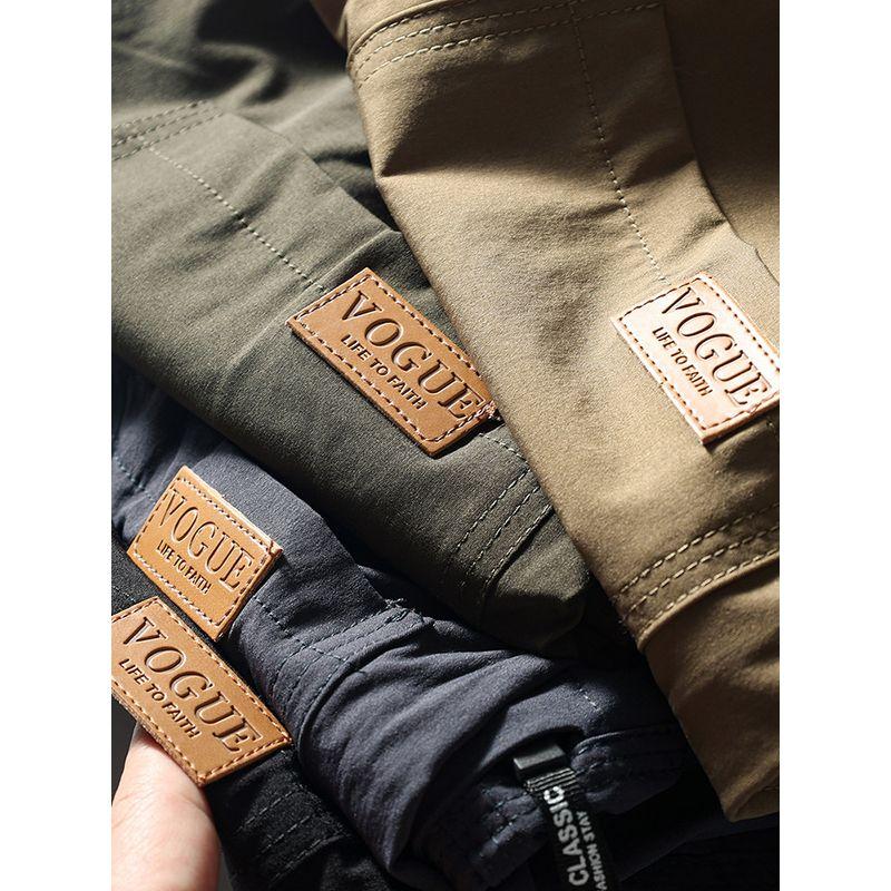 Outdoor Function Hiking Stretch Quick-Drying Pants Men Summer Thin Straight-leg Sports Pants Export Men's Pants Casual Pants