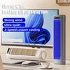 Wireless Portable Air Conditioning Cooling Fan 3 Speeds Strong Airflow Low Noise Rechargeable